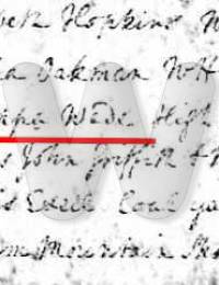 Burial Record for Phillipa Wade